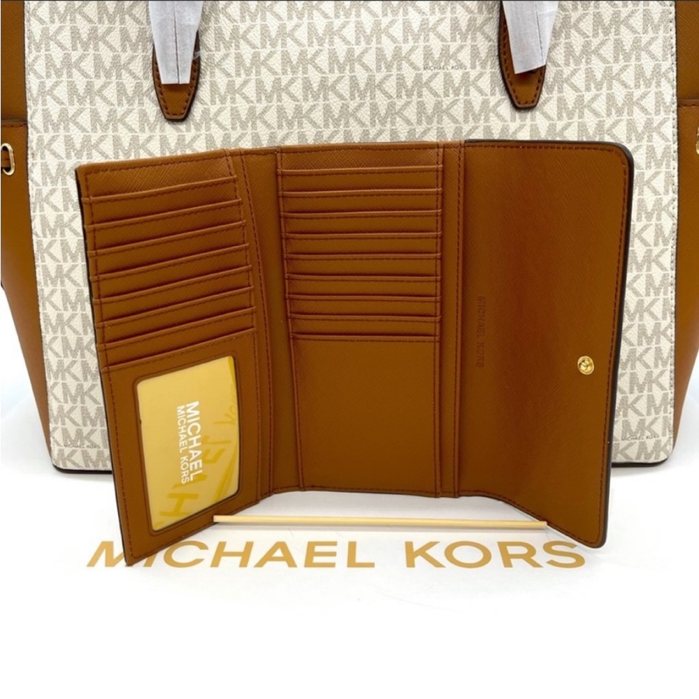 MK Tote and Trifold Wallet